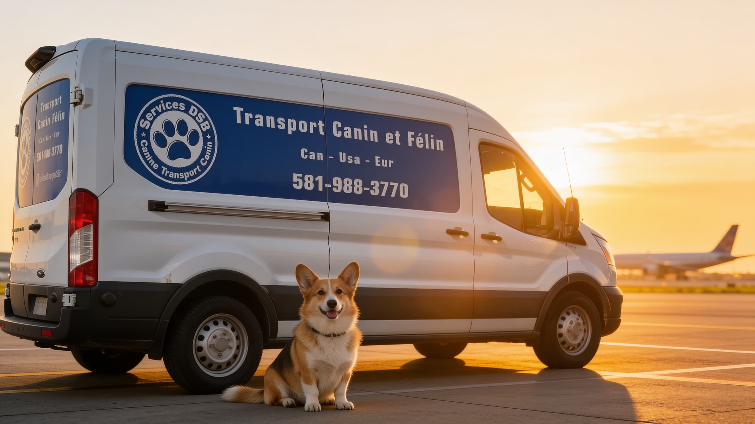 Camion de transport d'animaux Services et Transport DSB